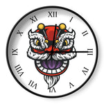Chinese Lion Clock