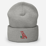 Vulture Cuffed Beanie