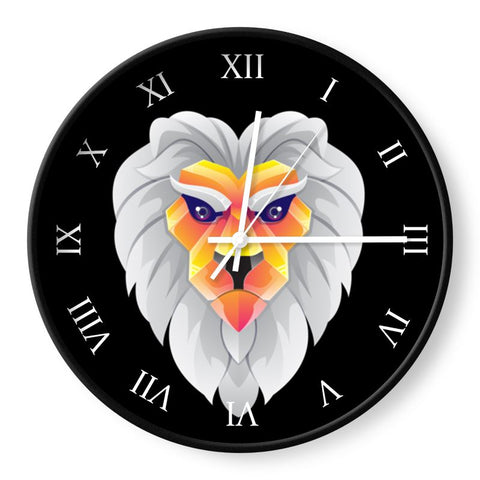 The Wise Lion Clock