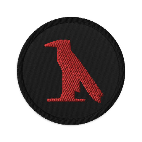 Red Vulture Embroidered Patch