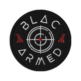 BLAC ARMED Embroidered Patch